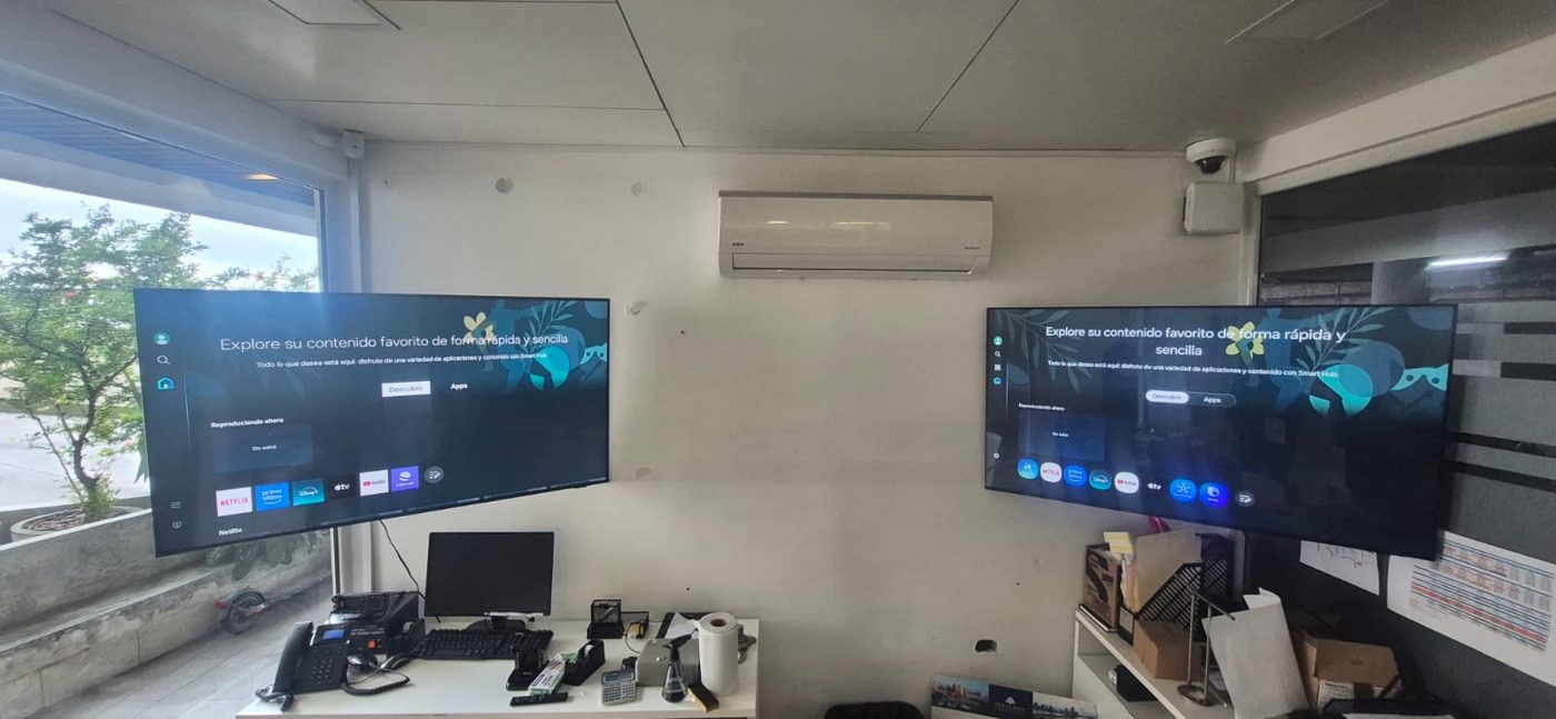 Comercial — centro de monitoreo de seguridad